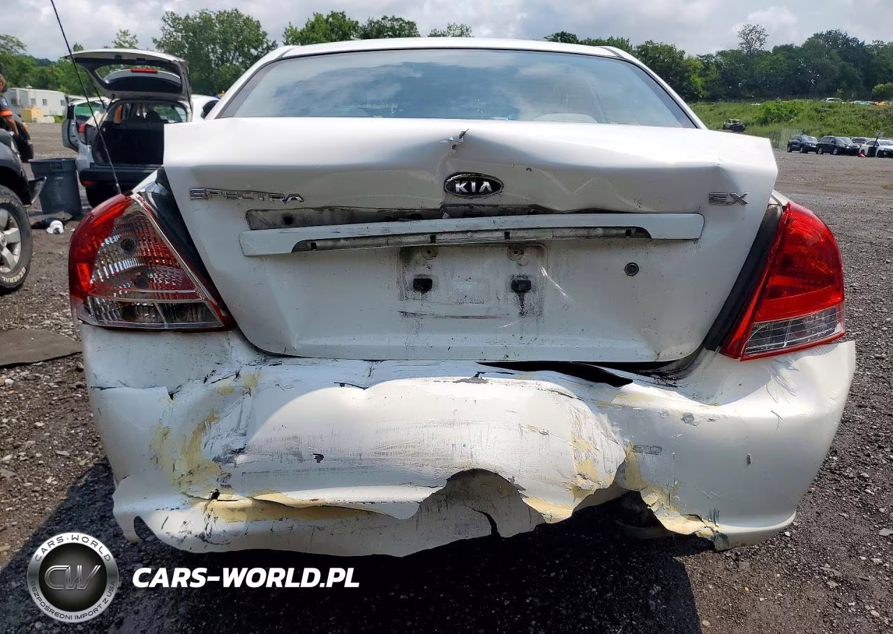 2008 Kia Spectra Lx VIN:KNAFE121X85558750 - 6