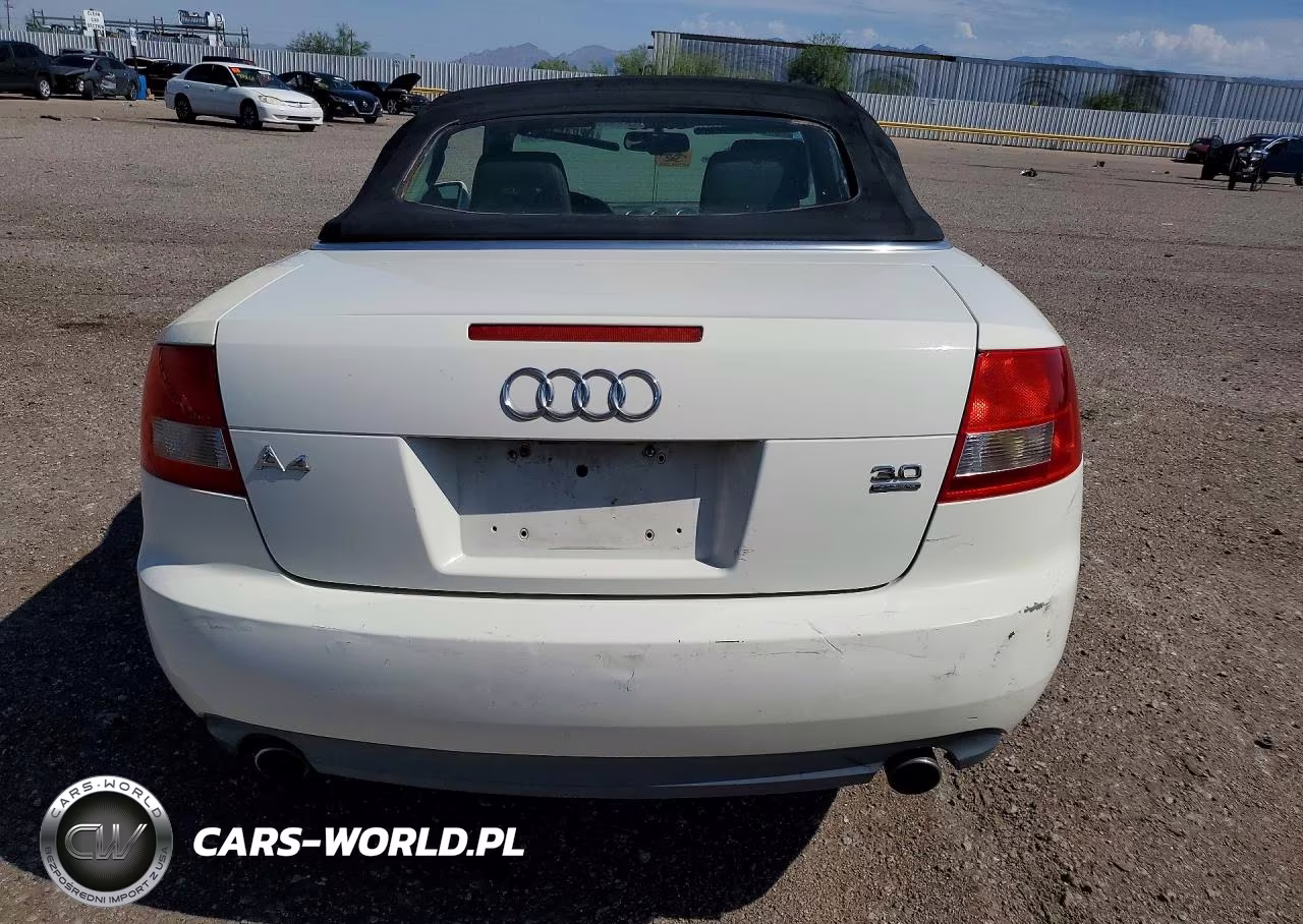 2005 Audi A4 Quattro Cabriolet VIN:WAUDT48H45K009254 - 6