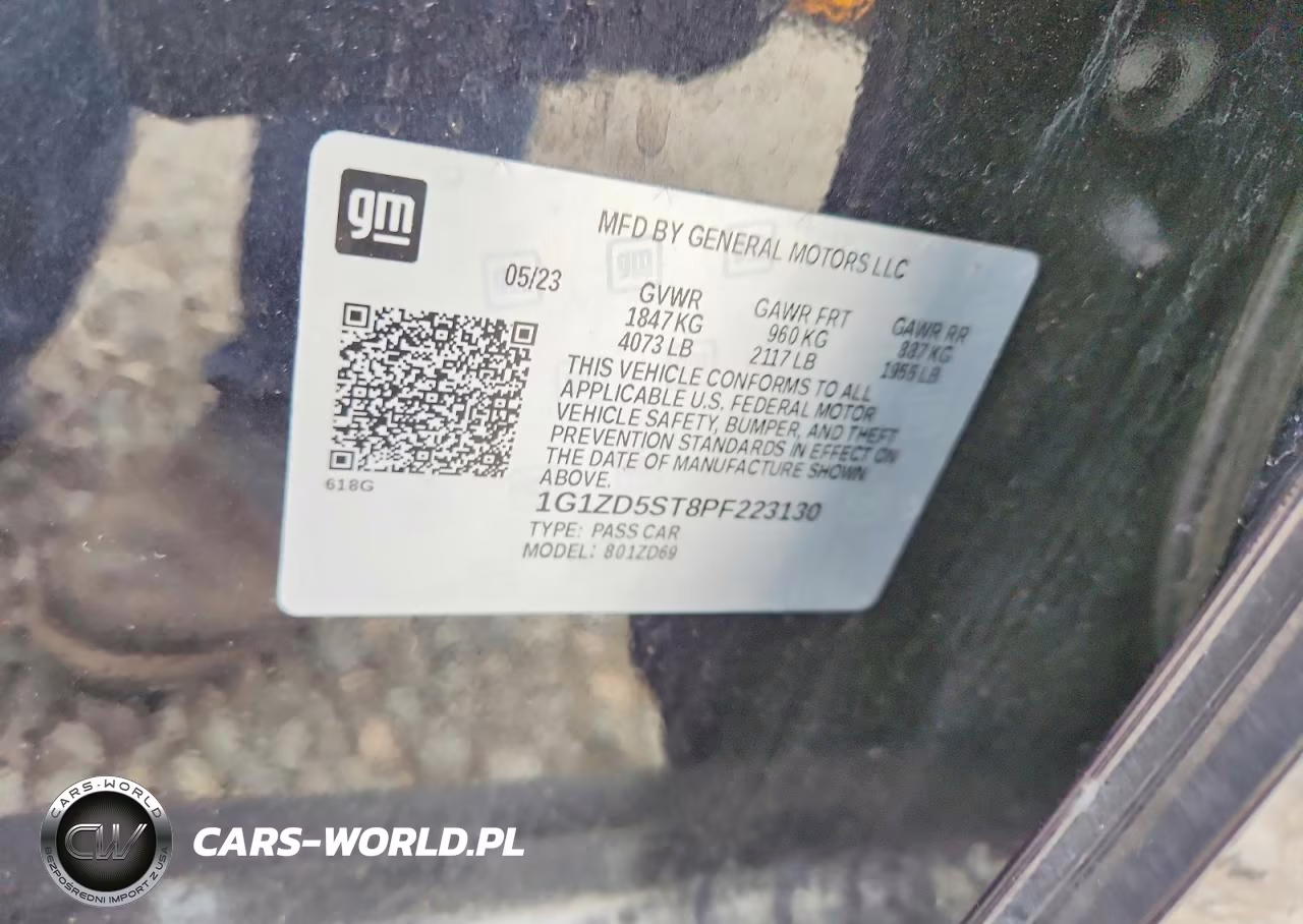 2023 Chevrolet Malibu Lt VIN:1G1ZD5ST8PF223130 - 12