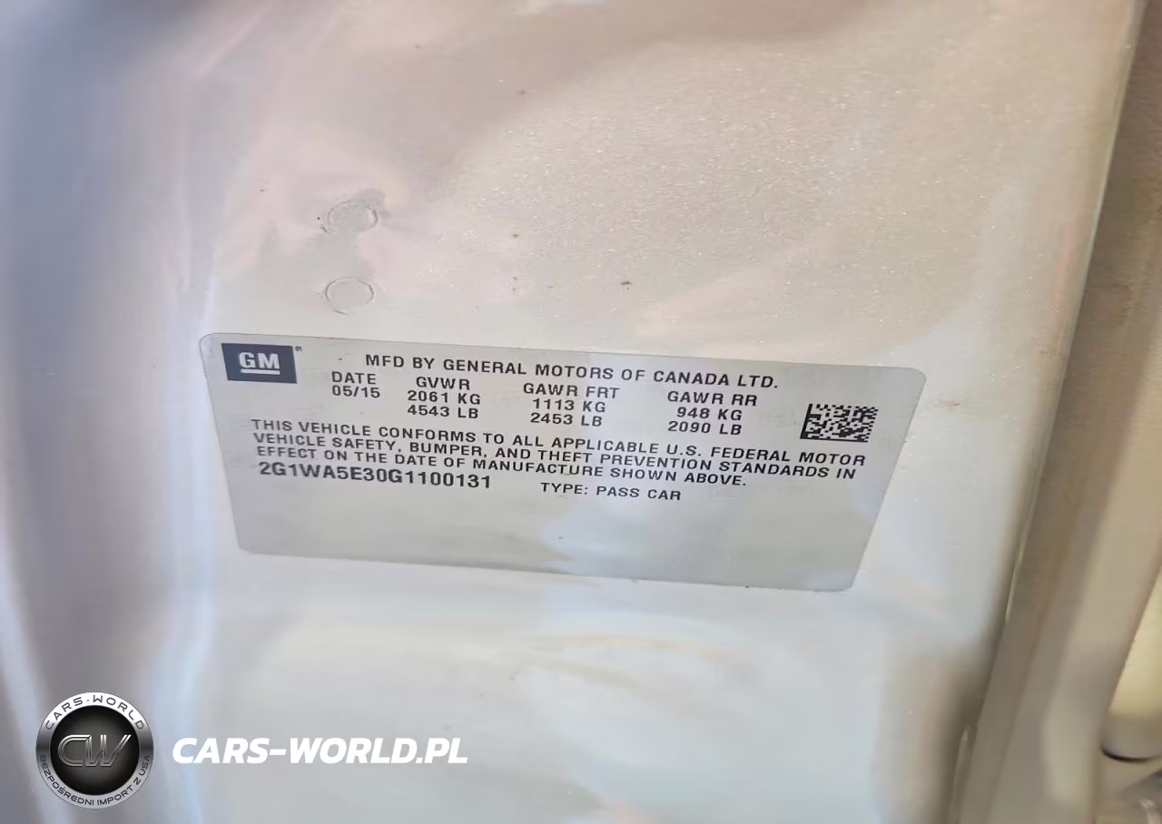 2016 Chevrolet Impala Limited Ls VIN:2G1WA5E30G1100131 - 12