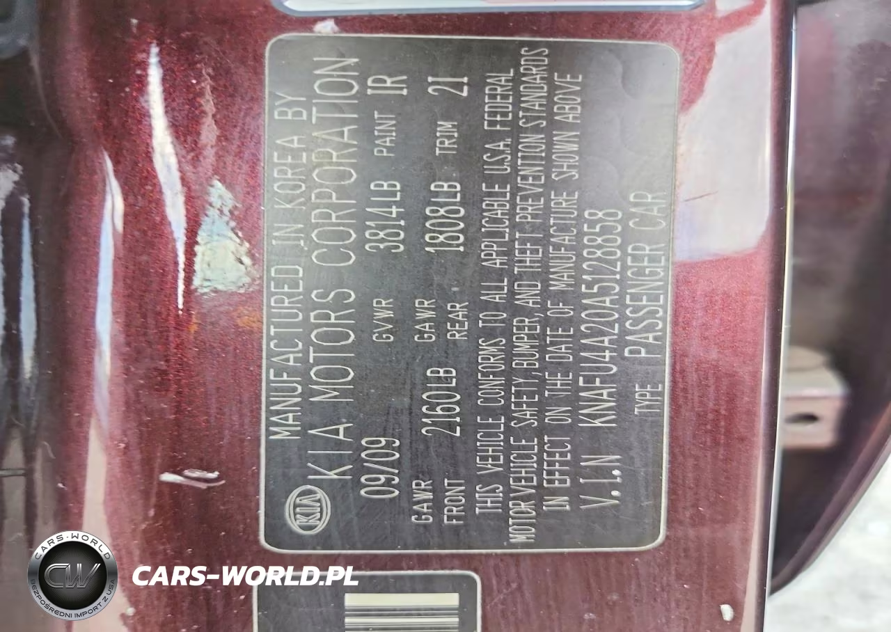 2010 Kia Forte Ex VIN:KNAFU4A20A5128858 - 12