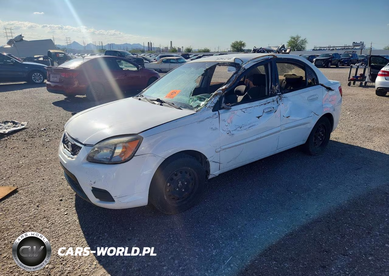 2010 Kia Rio Base VIN:KNADH4A34A6662718 - 1