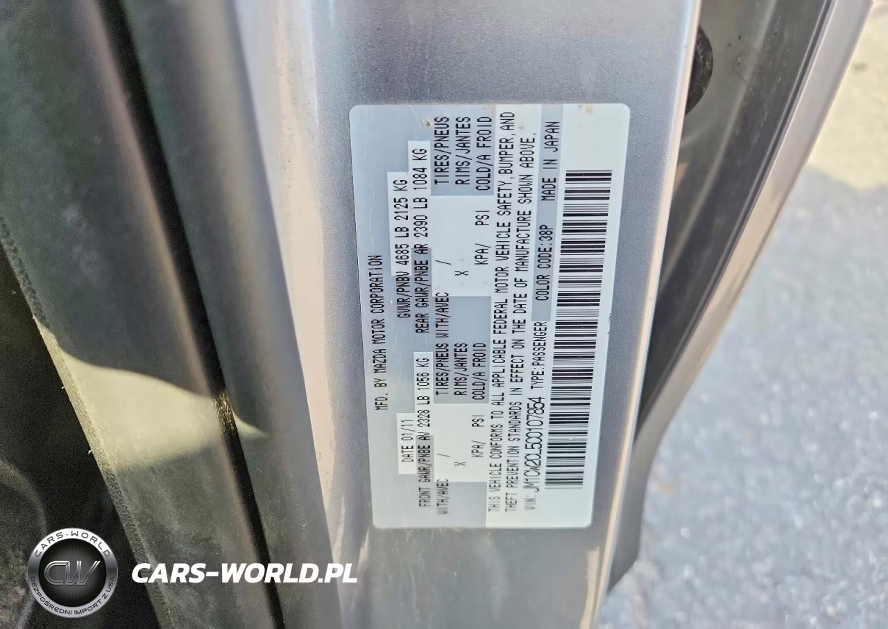 2012 Mazda 5 VIN:JM1CW2CL5C0107854 - 13
