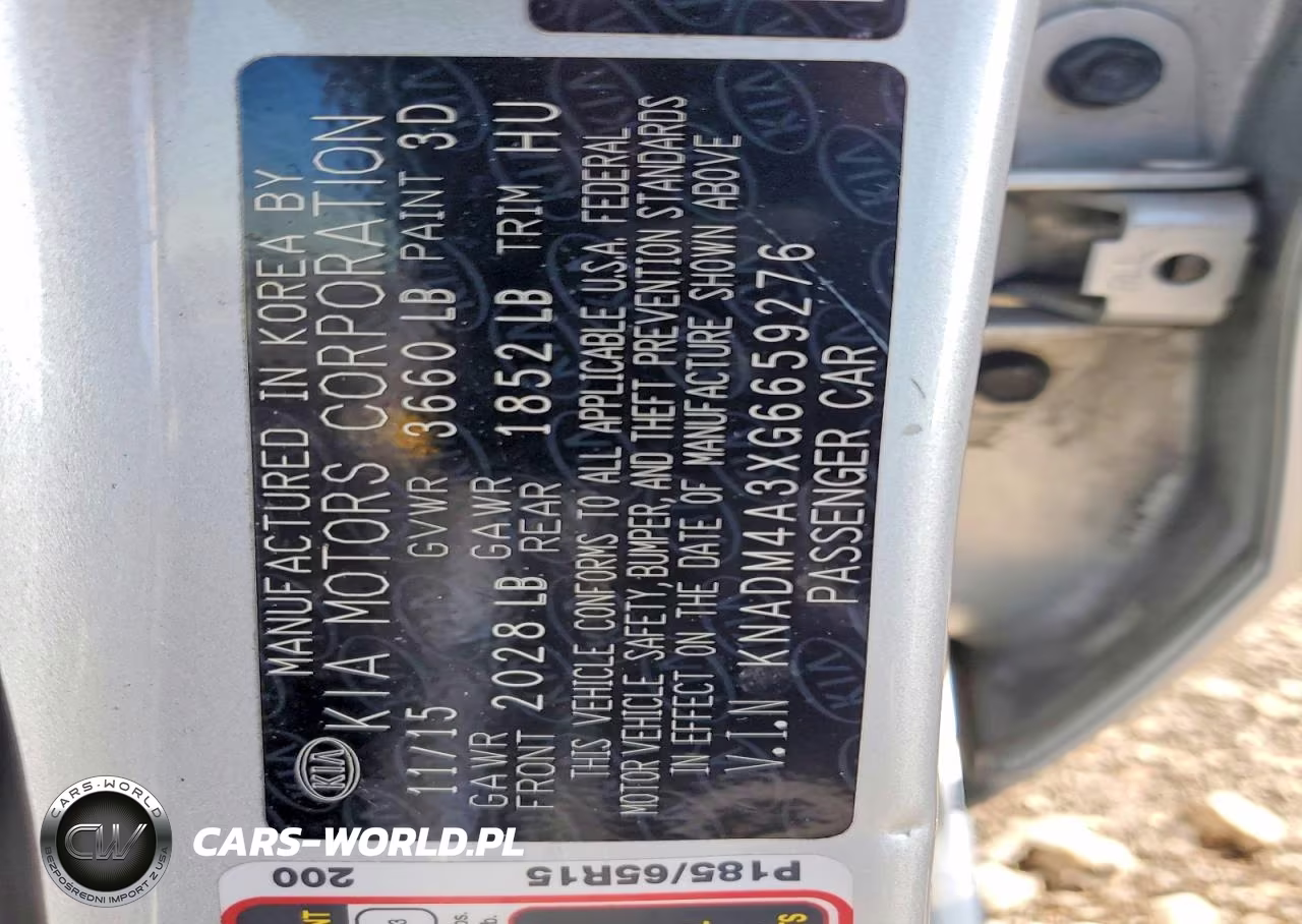 2016 Kia Rio Lx VIN:KNADM4A3XG6659276 - 12