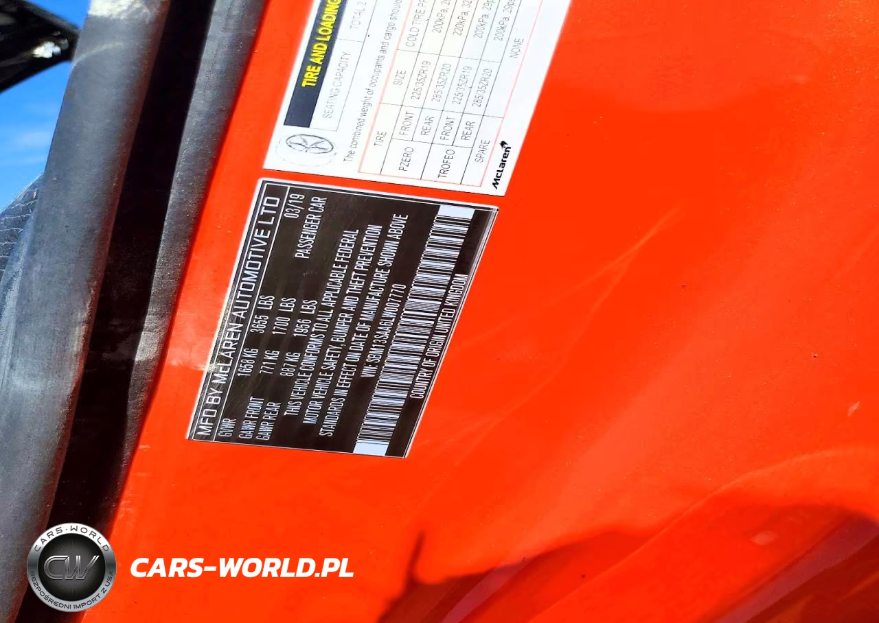 2020 Mclaren 600Lt VIN:SBM13SAA6LW007770 - 12