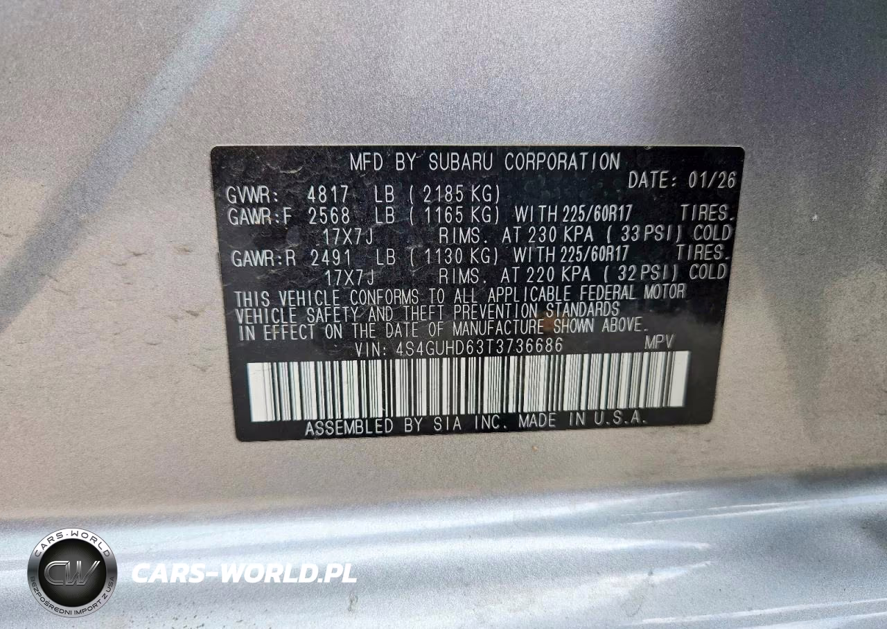 2026 Subaru Crosstrek Premium VIN:4S4GUHD63T3736686 - 14