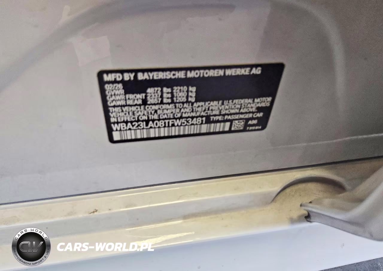 2026 B M W 3 Series 4D Sedan 330I xDrive Msport VIN:WBA23LA08TFW53481 - 12