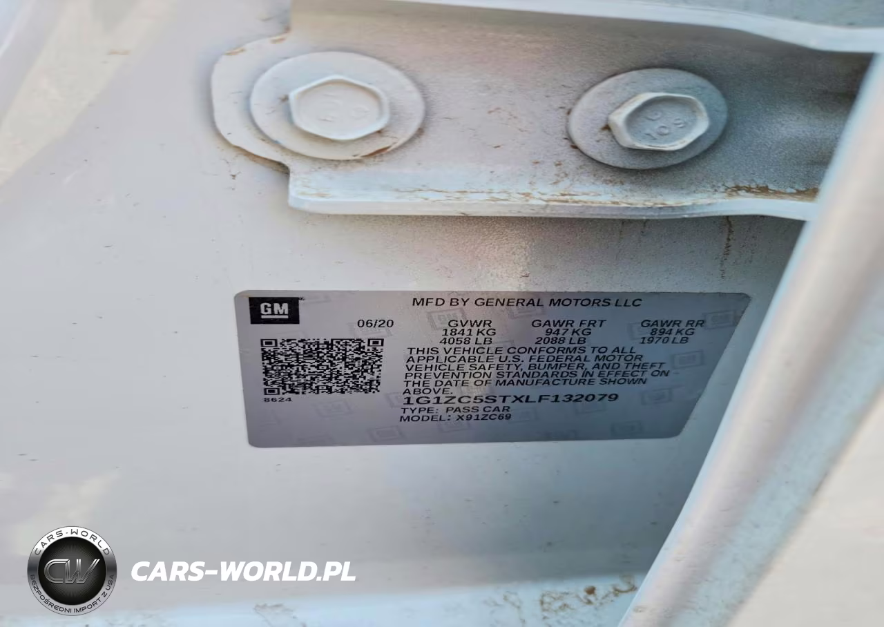 2020 Chevrolet Malibu Ls VIN:1G1ZC5STXLF132079 - 12