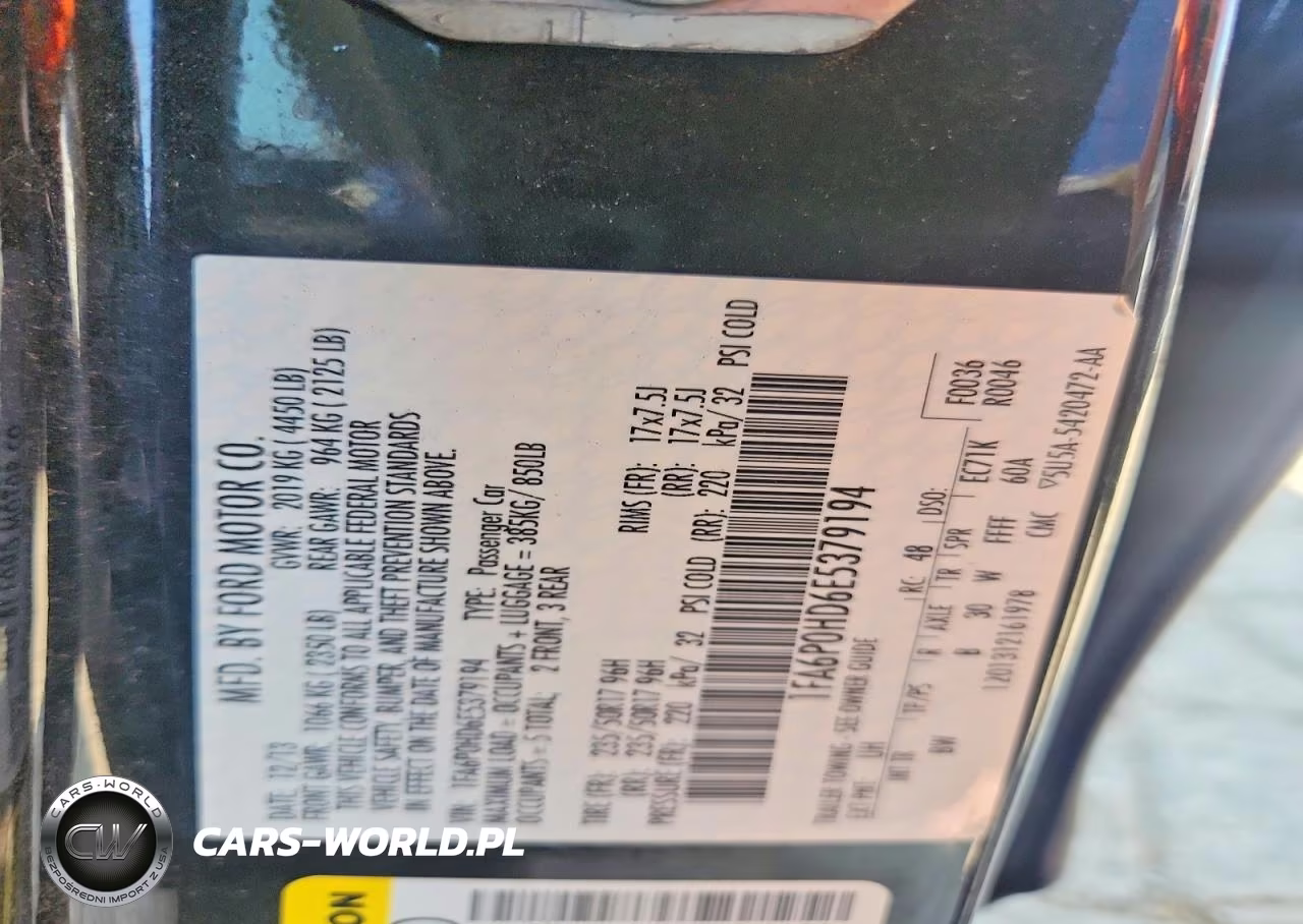 2014 Ford Fusion Se VIN:1FA6P0HD6E5379194 - 12