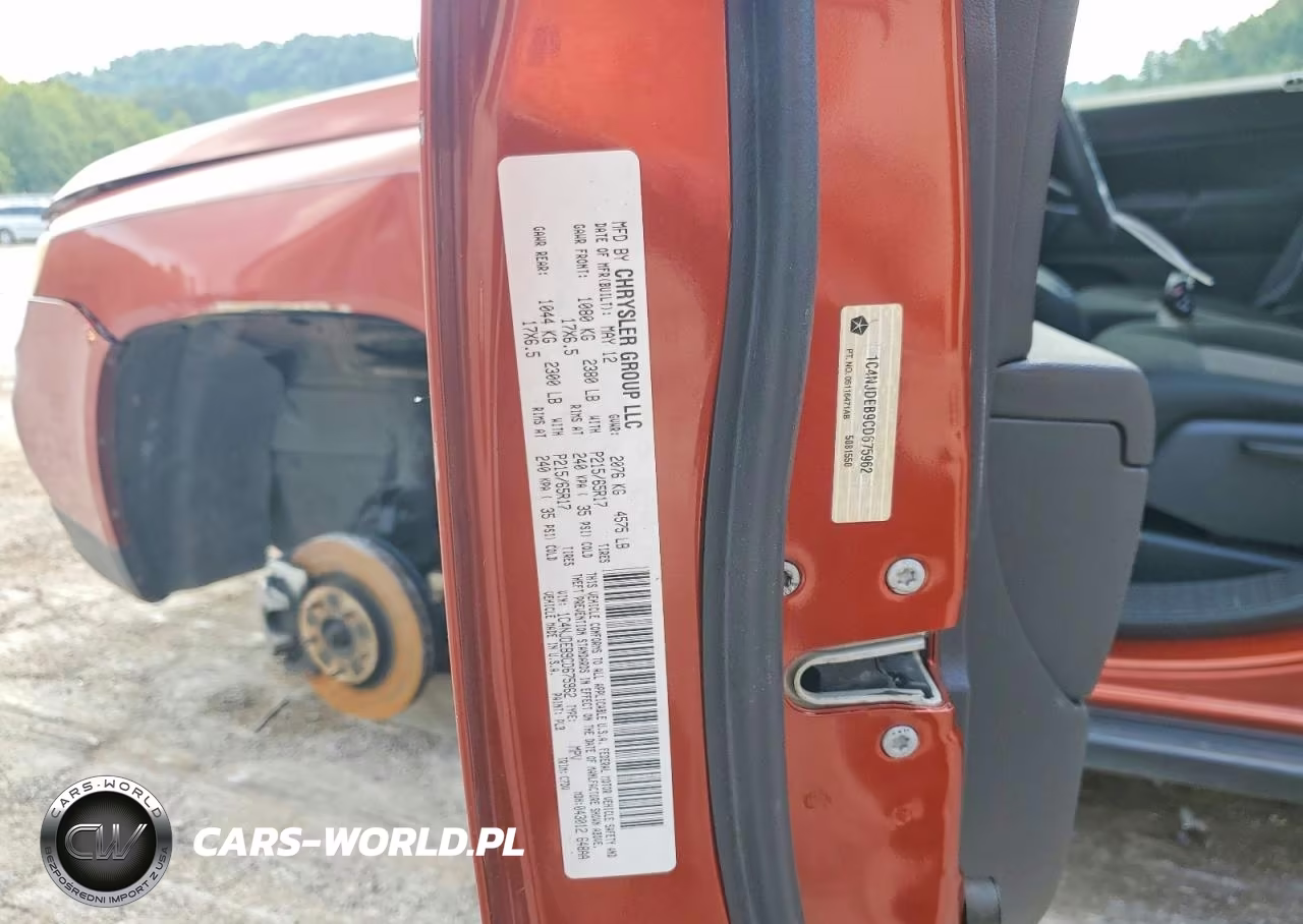 2012 Jeep Compass Latitude VIN:1C4NJDEB9CD675962 - 14