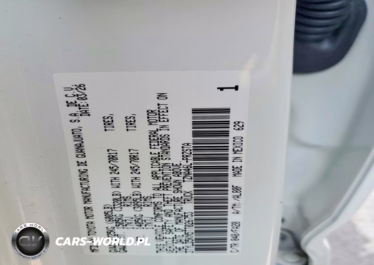 2026 Toyota Tacoma Sr VIN:3TYLD5KN5TT026753 - 12