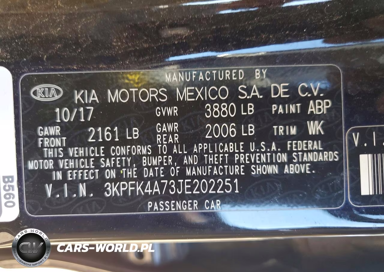 2018 Kia Forte Lx VIN:3KPFK4A73JE202251 - 12