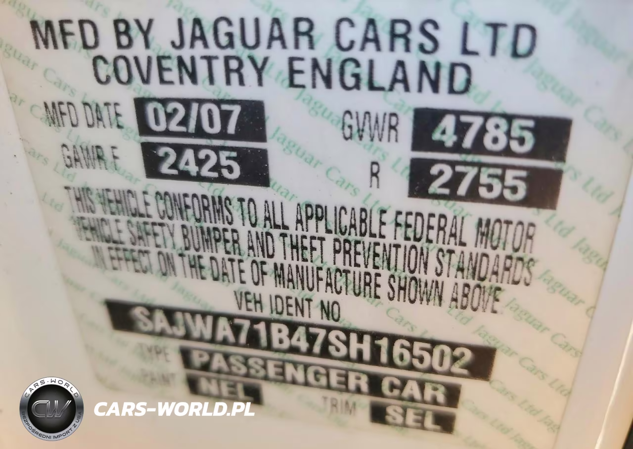 2007 Jaguar Xj8 VIN:SAJWA71B47SH16502 - 13