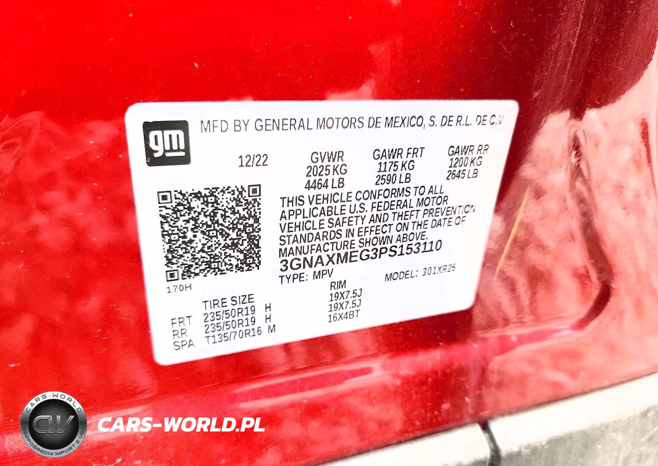 2023 Chevrolet Equinox Rs VIN:3GNAXMEG3PS153110 - 13