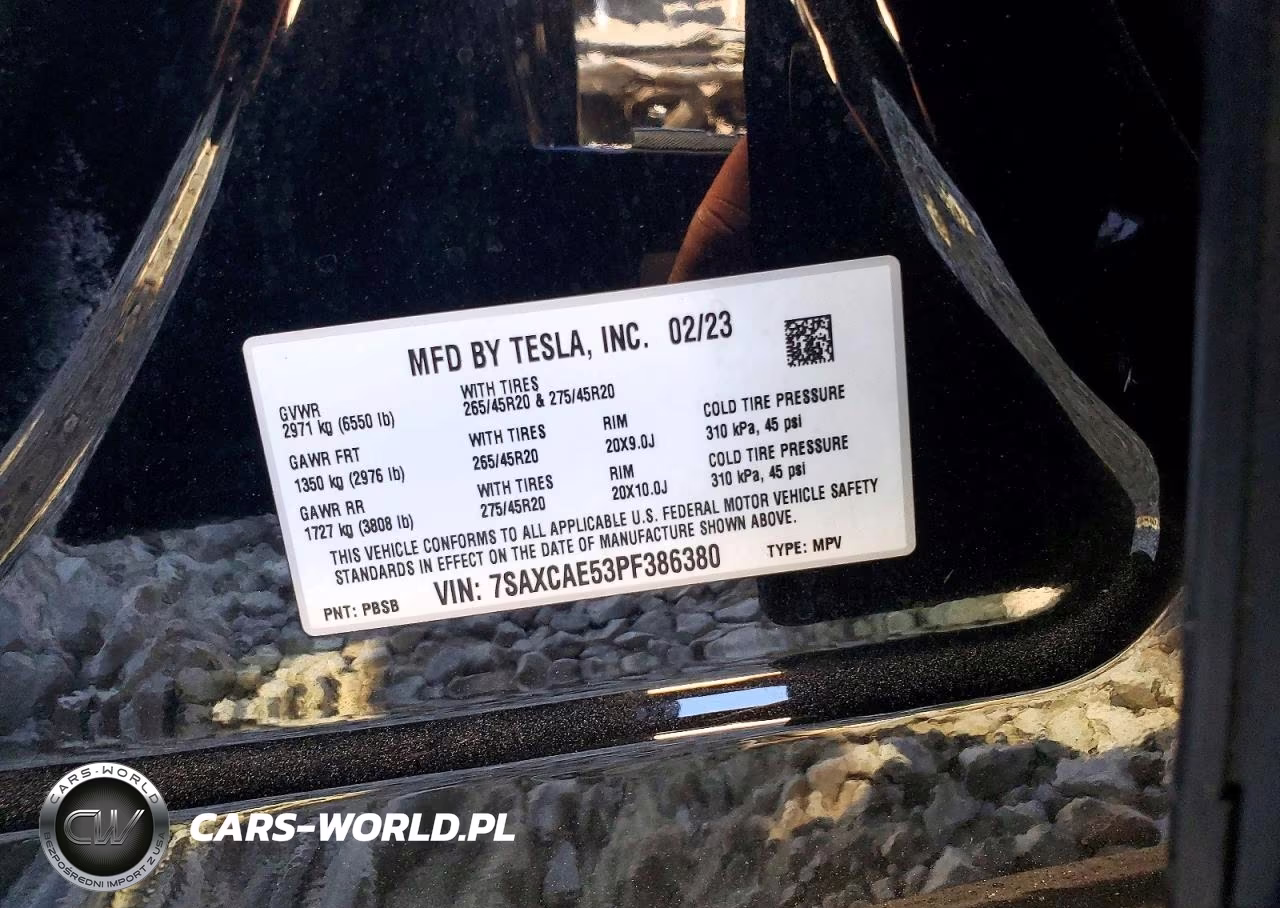 2023 Tesla Model X VIN:7SAXCAE53PF386380 - 12