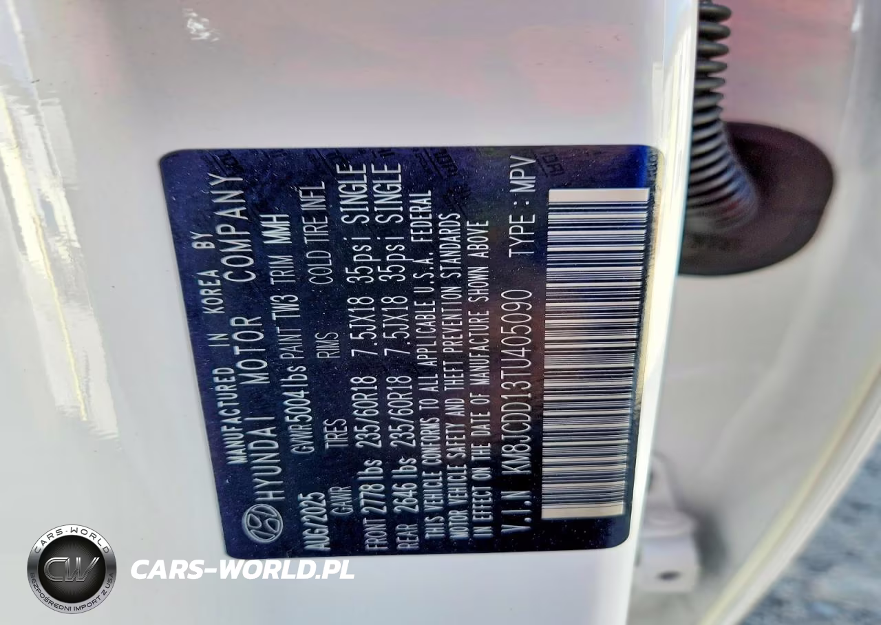 2026 Hyundai Tucson Sel Convenience VIN:KM8JCDD13TU405090 - 13