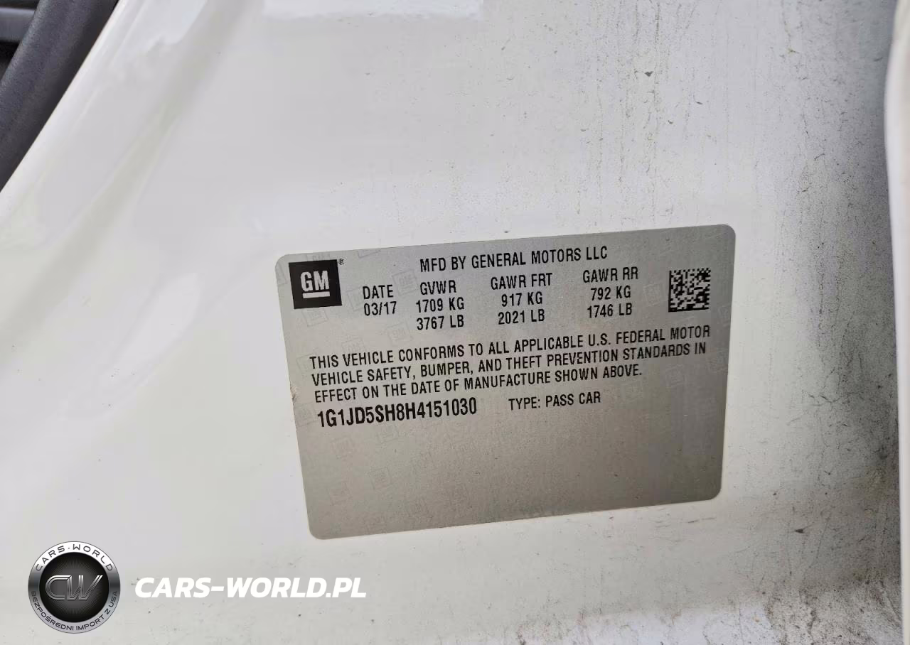 2017 Chevrolet Sonic Lt VIN:1G1JD5SH8H4151030 - 12