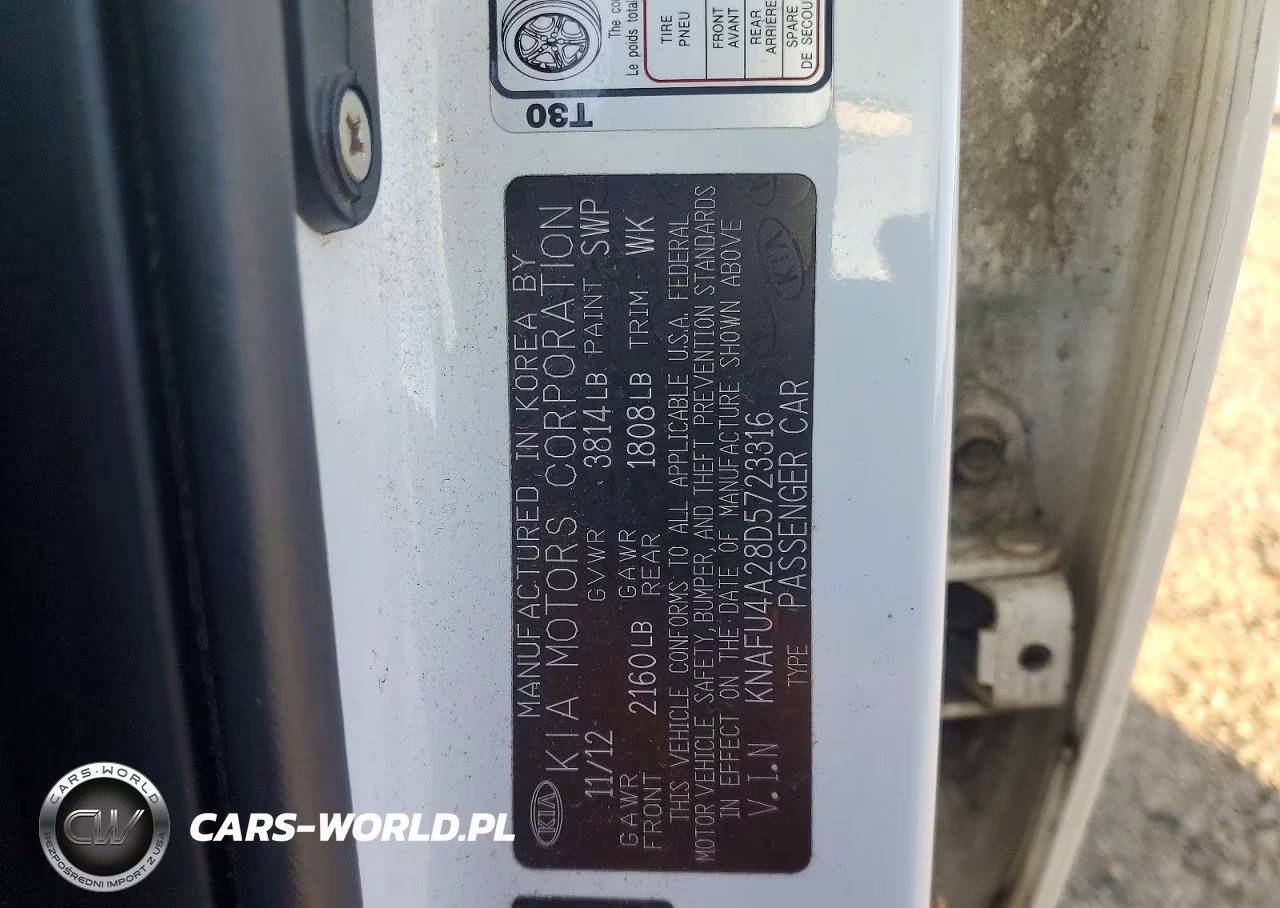 2013 Kia Forte Ex VIN:KNAFU4A28D5723316 - 12