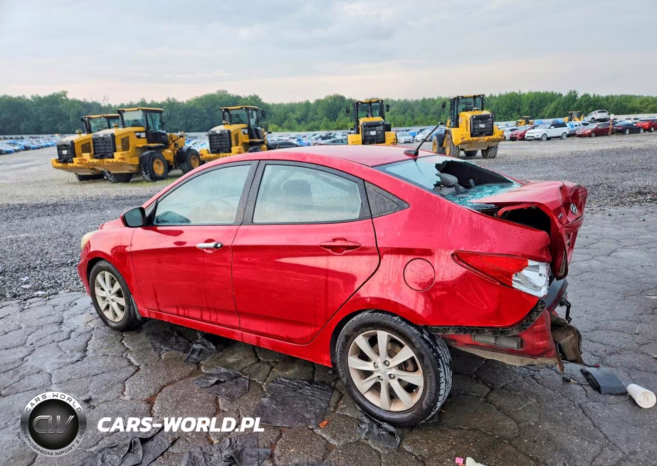 2013 Hyundai Accent VIN:KMHCU4AE0DU275543 - 2