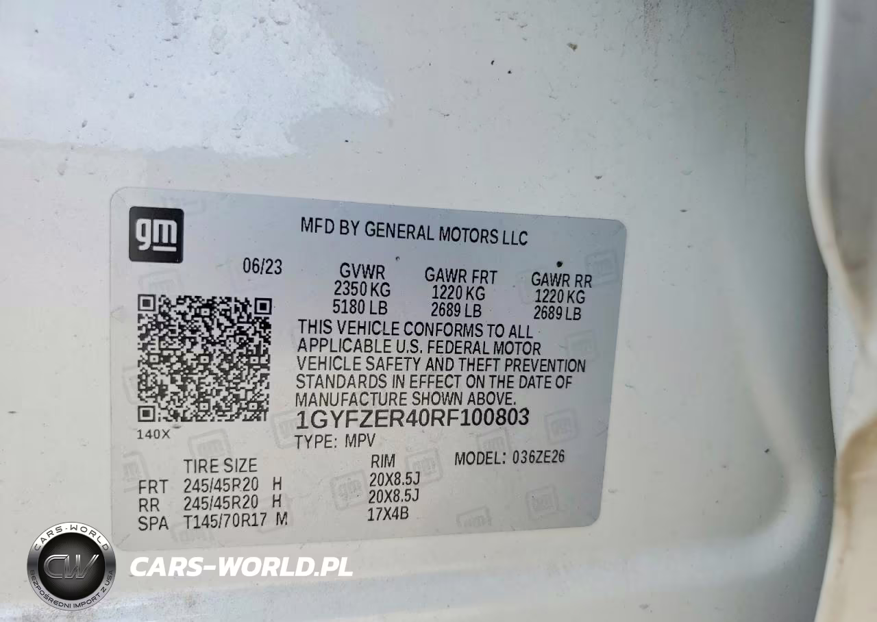2024 Cadillac Xt4 Sport VIN:1GYFZER40RF100803 - 13
