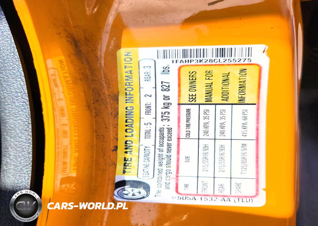 2012 Ford Focus Se VIN:1FAHP3K28CL255275 - 12