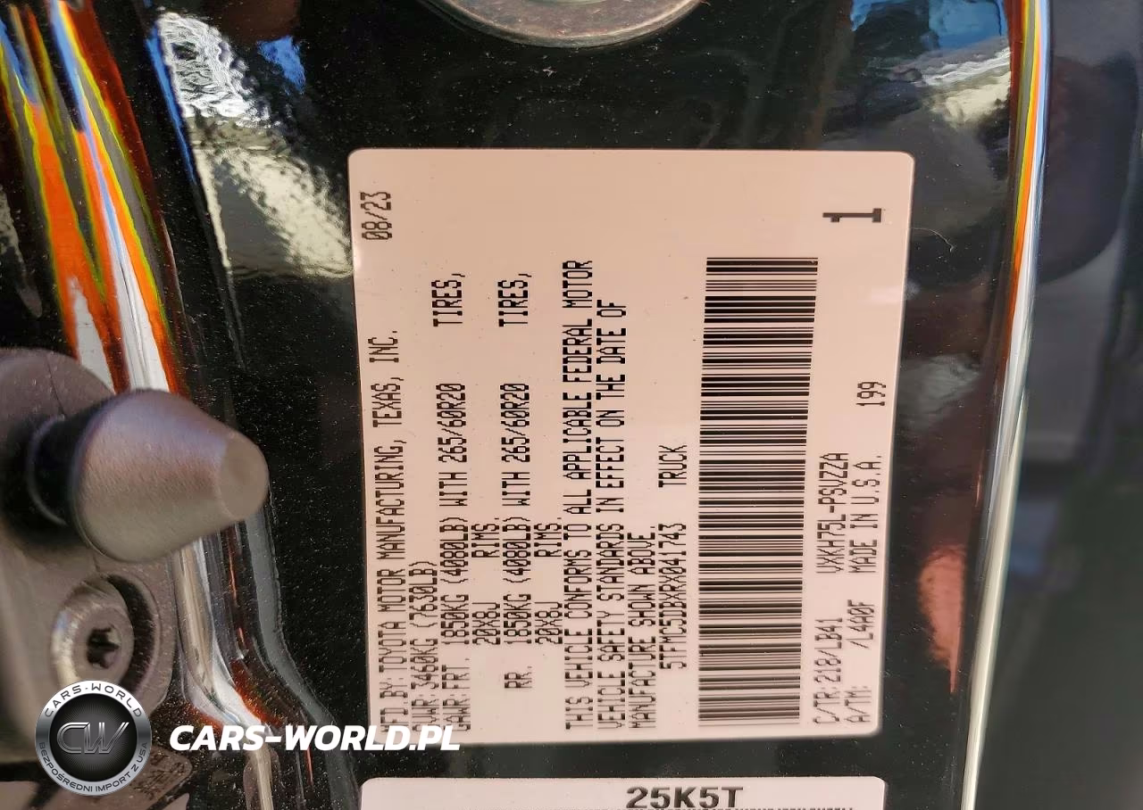 2024 Toyota Tundra 1794 Edition Hv VIN:5TFMC5DBXRX041743 - 12