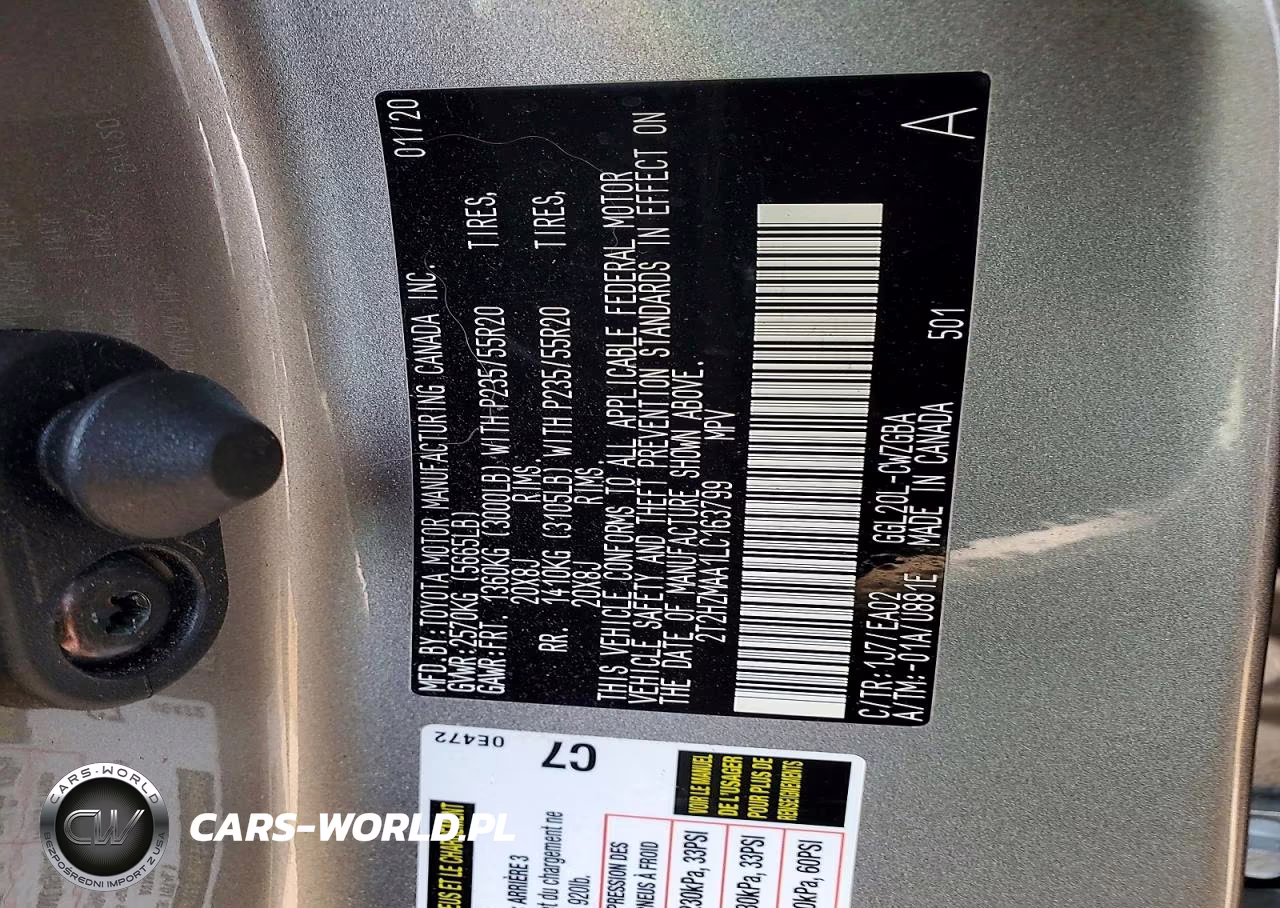 2020 Lexus Rx 350 VIN:2T2HZMAA1LC163799 - 12