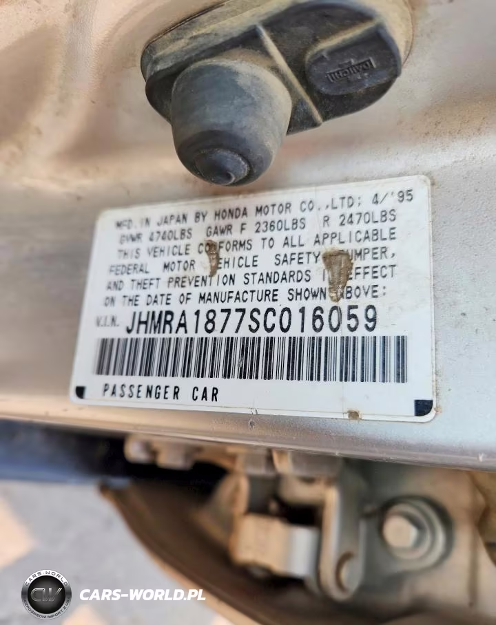 1995 Honda Odyssey Ex VIN:JHMRA1877SC016059 - 13