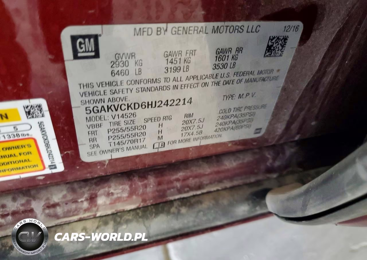 2017 Buick Enclave VIN:5GAKVCKD6HJ242214 - 13
