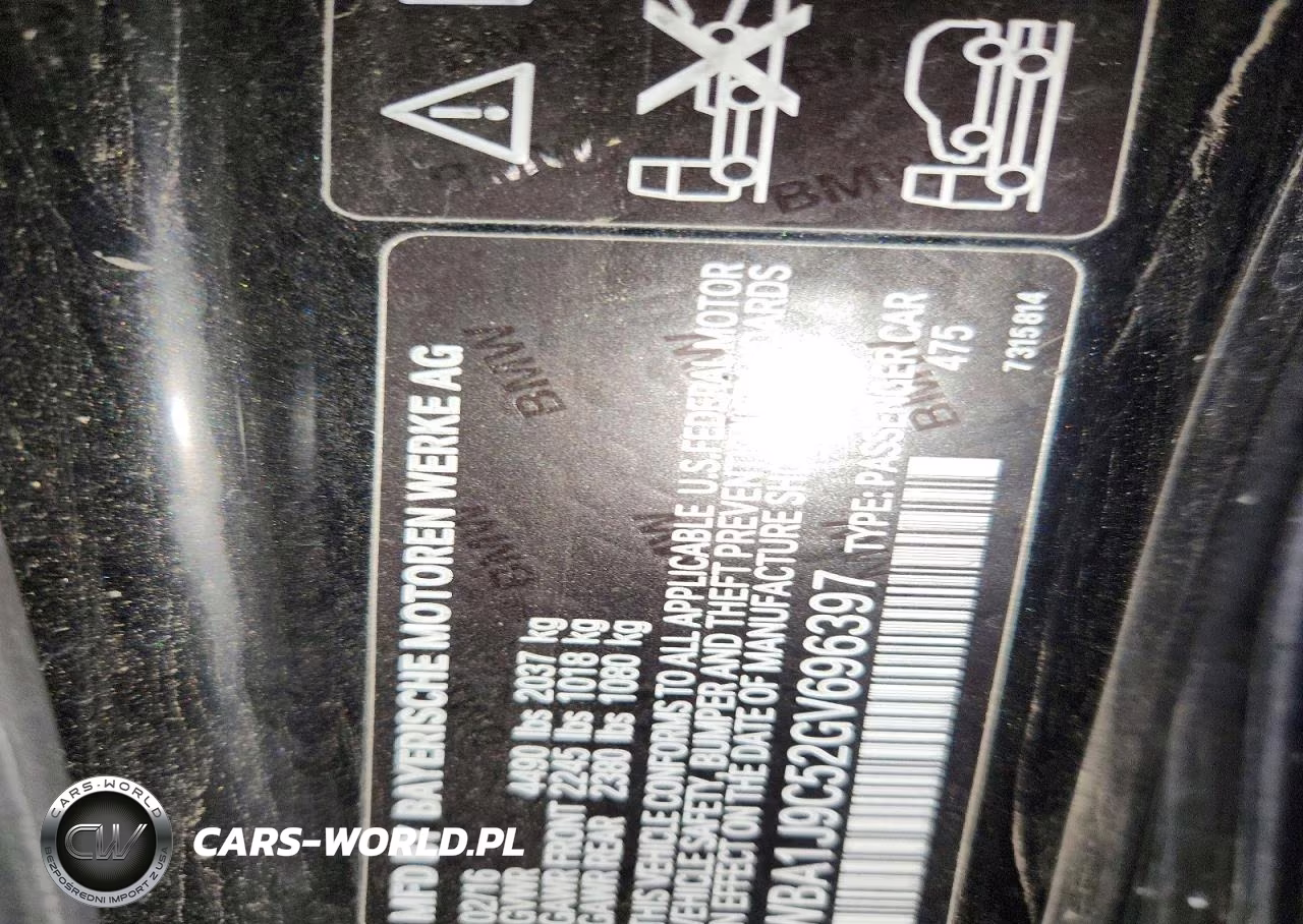 2016 BMW M235Xi VIN:WBA1J9C52GV696397 - 12