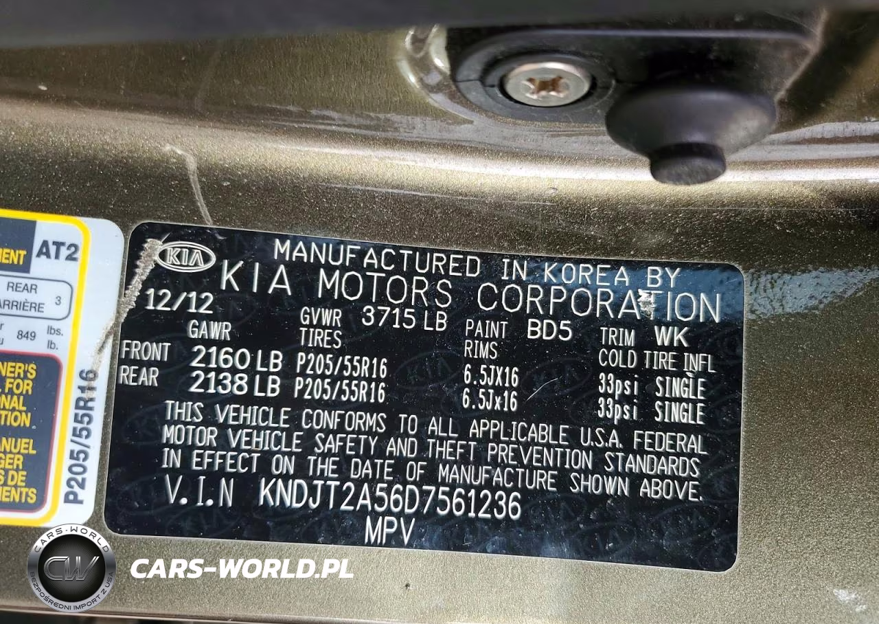 2013 Kia Soul Base VIN:KNDJT2A56D7561236 - 14