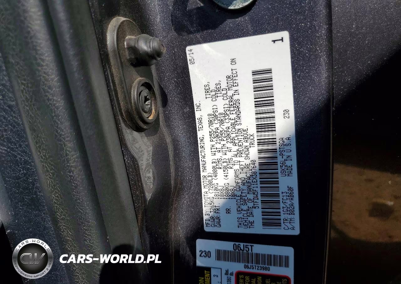 2014 Toyota Tundra Crewmax Sr5 VIN:5TFDW5F11EX387640 - 12