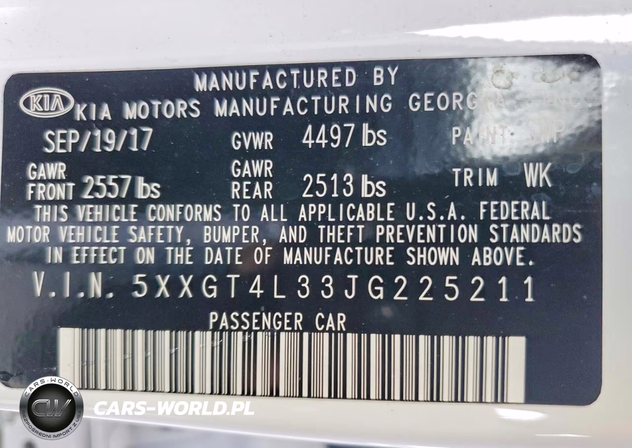 2018 Kia Optima Lx VIN:5XXGT4L33JG225211 - 12