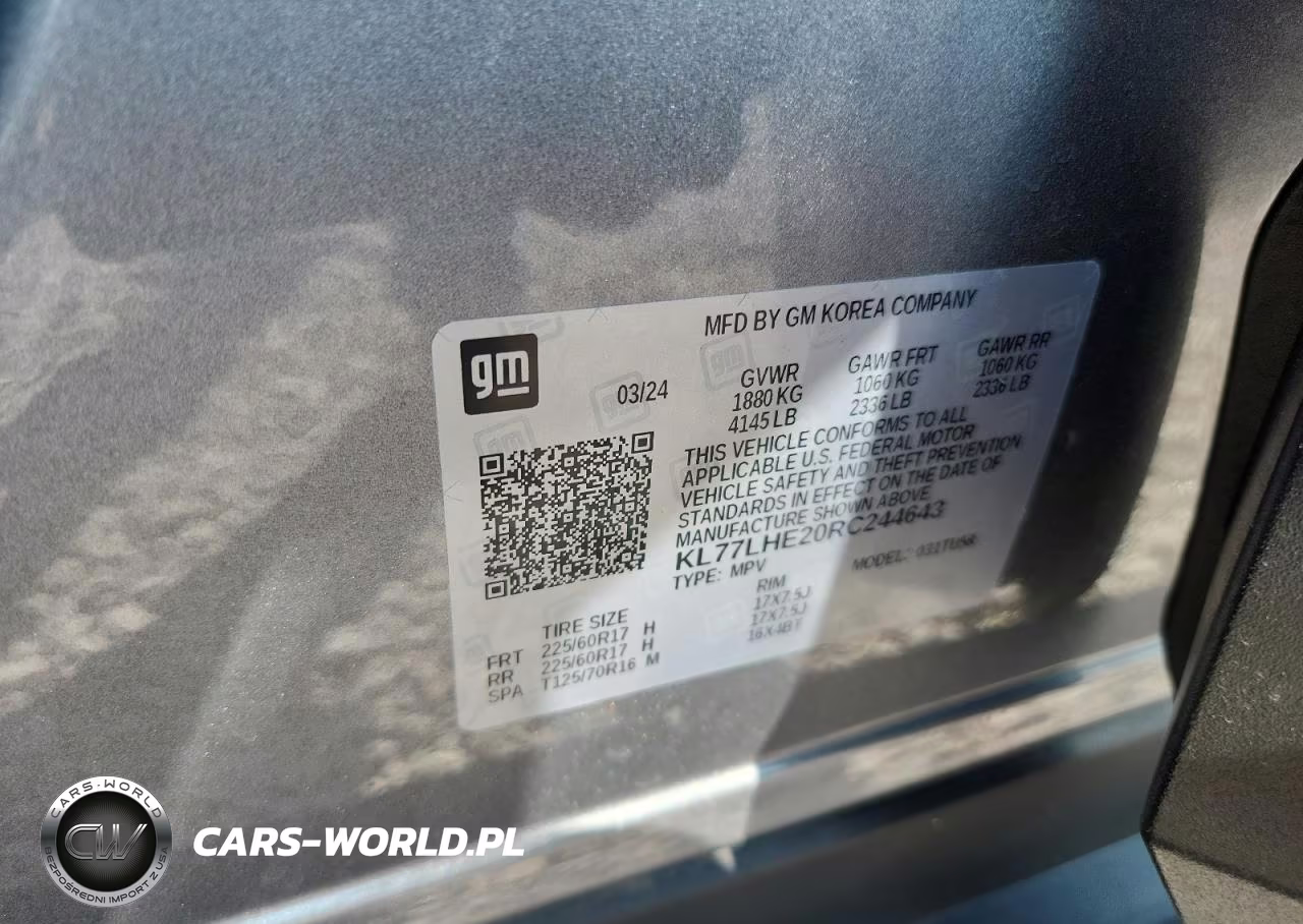2024 Chevrolet Trax 1Lt VIN:KL77LHE20RC244643 - 13