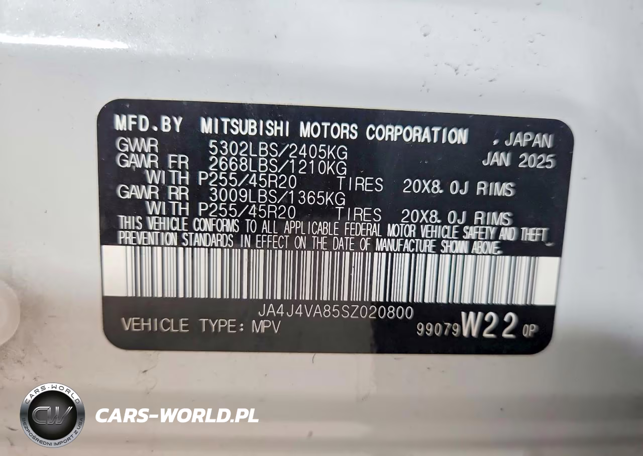 2025 Mitsubishi Outlander Se VIN:JA4J4VA85SZ020800 - 13
