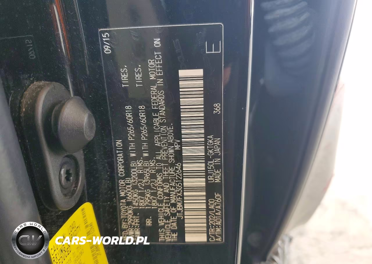 2016 Lexus Gx 460 VIN:JTJBM7FX3G5122646 - 12