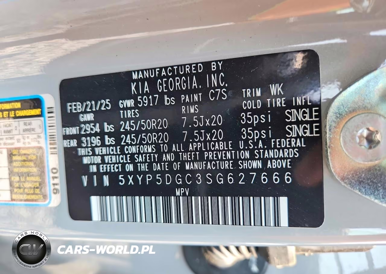 2025 Kia Telluride Sx X-Line VIN:5XYP5DGC3SG627666 - 13