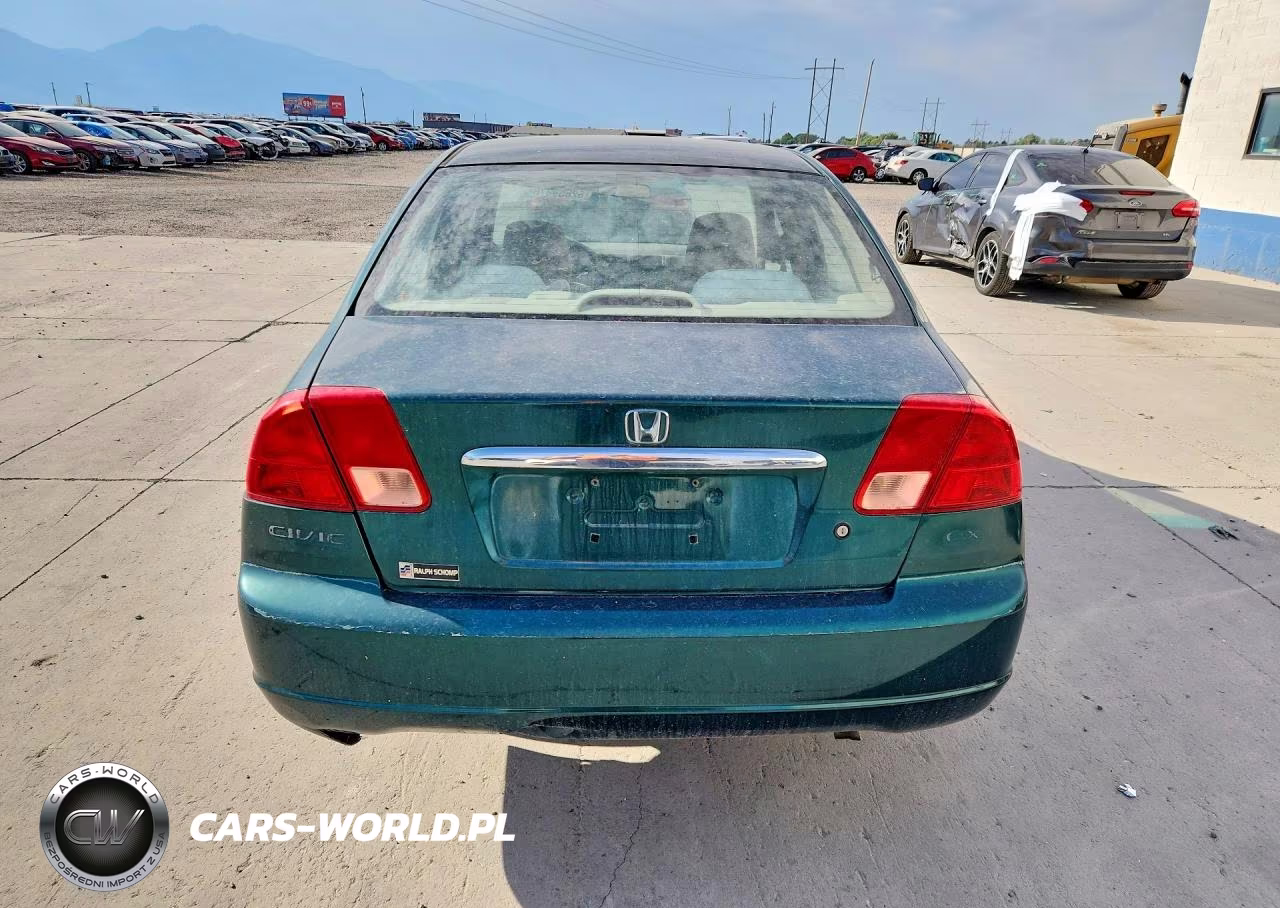 2002 Honda Civic Ex VIN:1HGES25812L038480 - 6