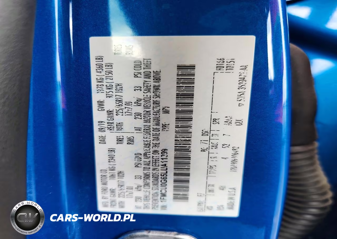 2020 Ford Escape Se VIN:1FMCU0G65LUA11399 - 14