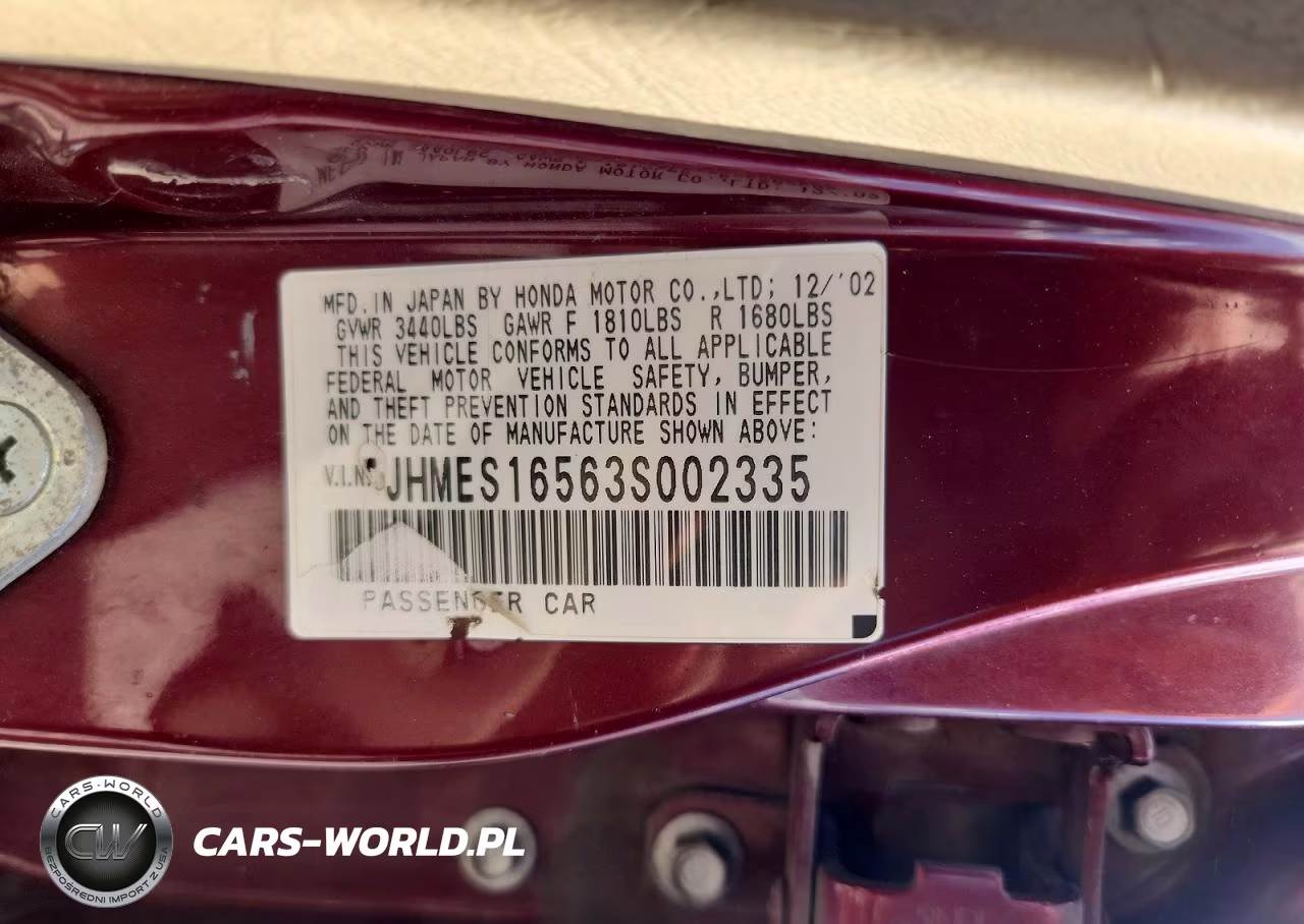 2003 Honda Civic Lx VIN:JHMES16563S002335 - 12