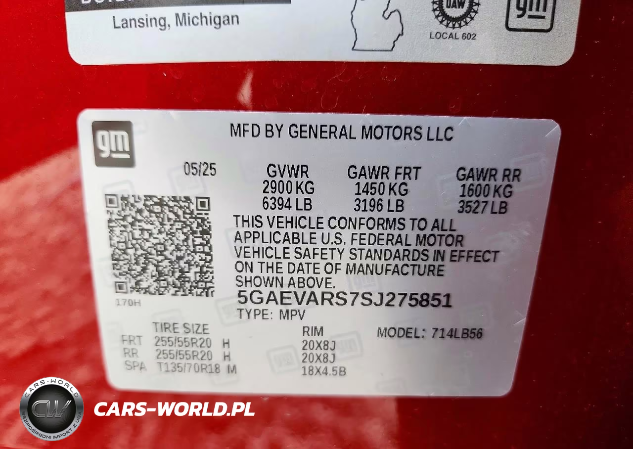 2025 Buick Enclave Preferred VIN:5GAEVARS7SJ275851 - 13