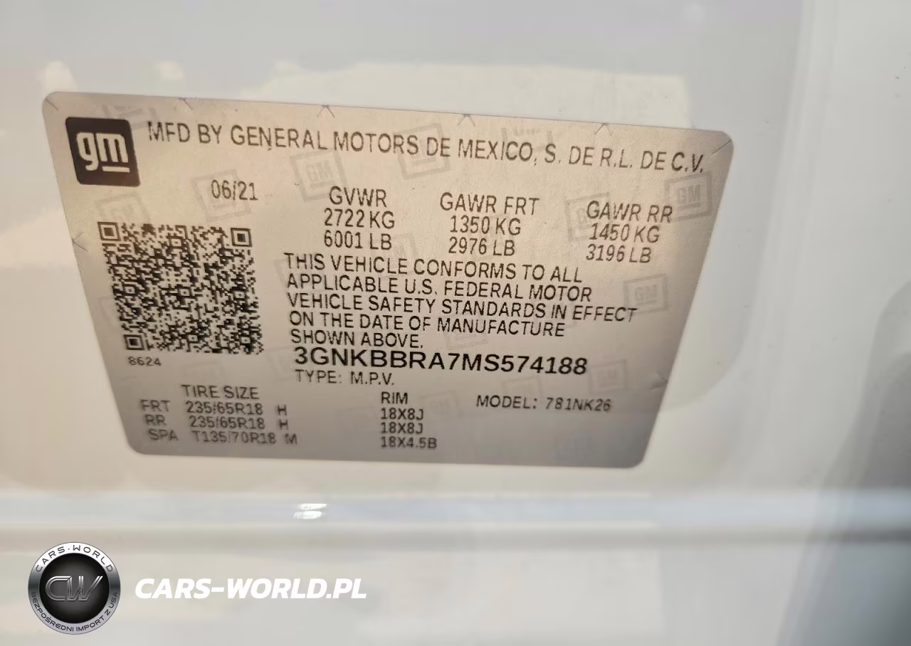 2021 Chevrolet Blazer 1Lt VIN:3GNKBBRA7MS574188 - 14