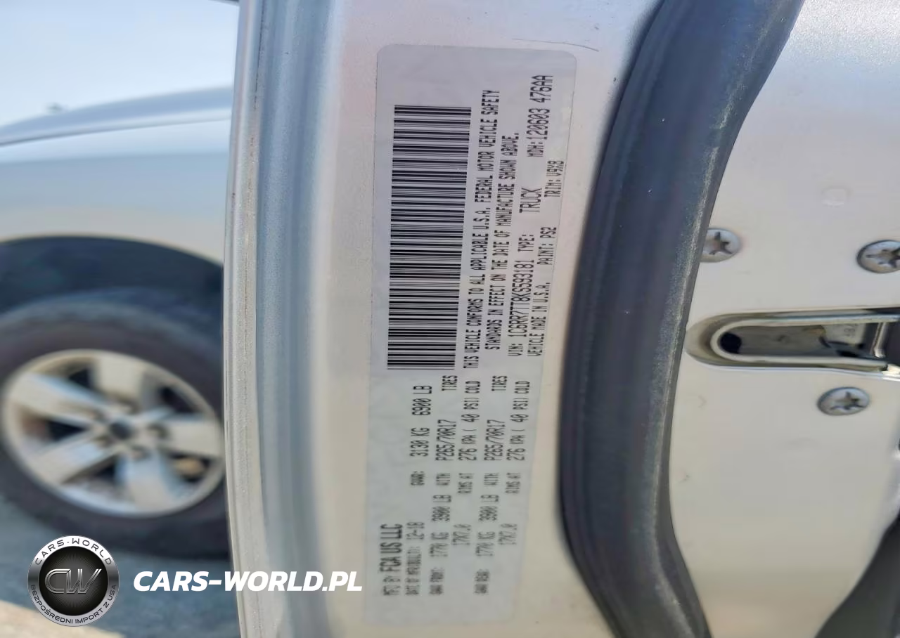 2019 Ram 1500 Classic Slt VIN:1C6RR7TT8KS593181 - 12