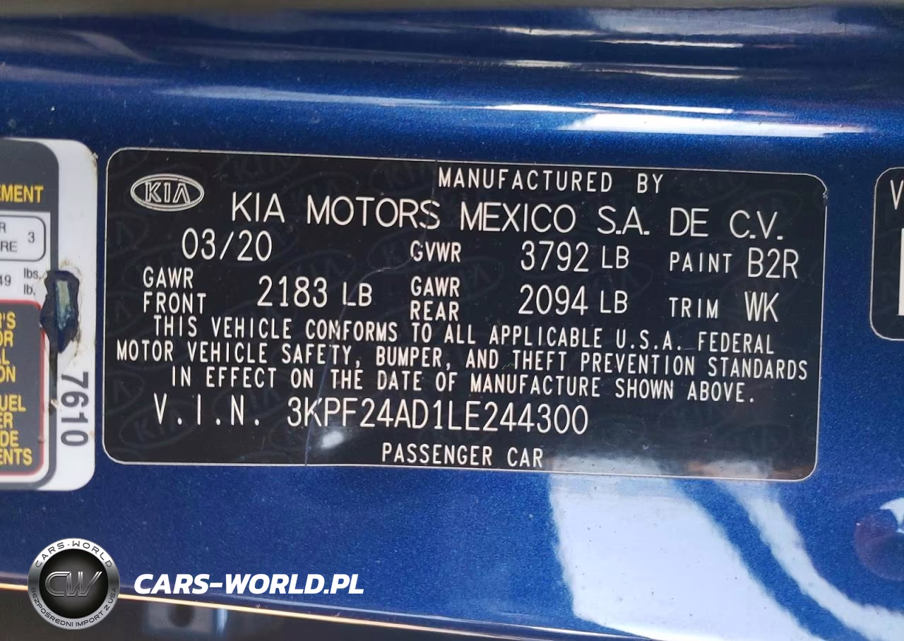 2020 Kia Forte Lxs VIN:3KPF24AD1LE244300 - 12