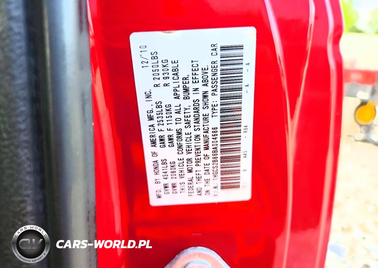 2011 Honda Accord Exl VIN:1HGCS2B86BA004686 - 13