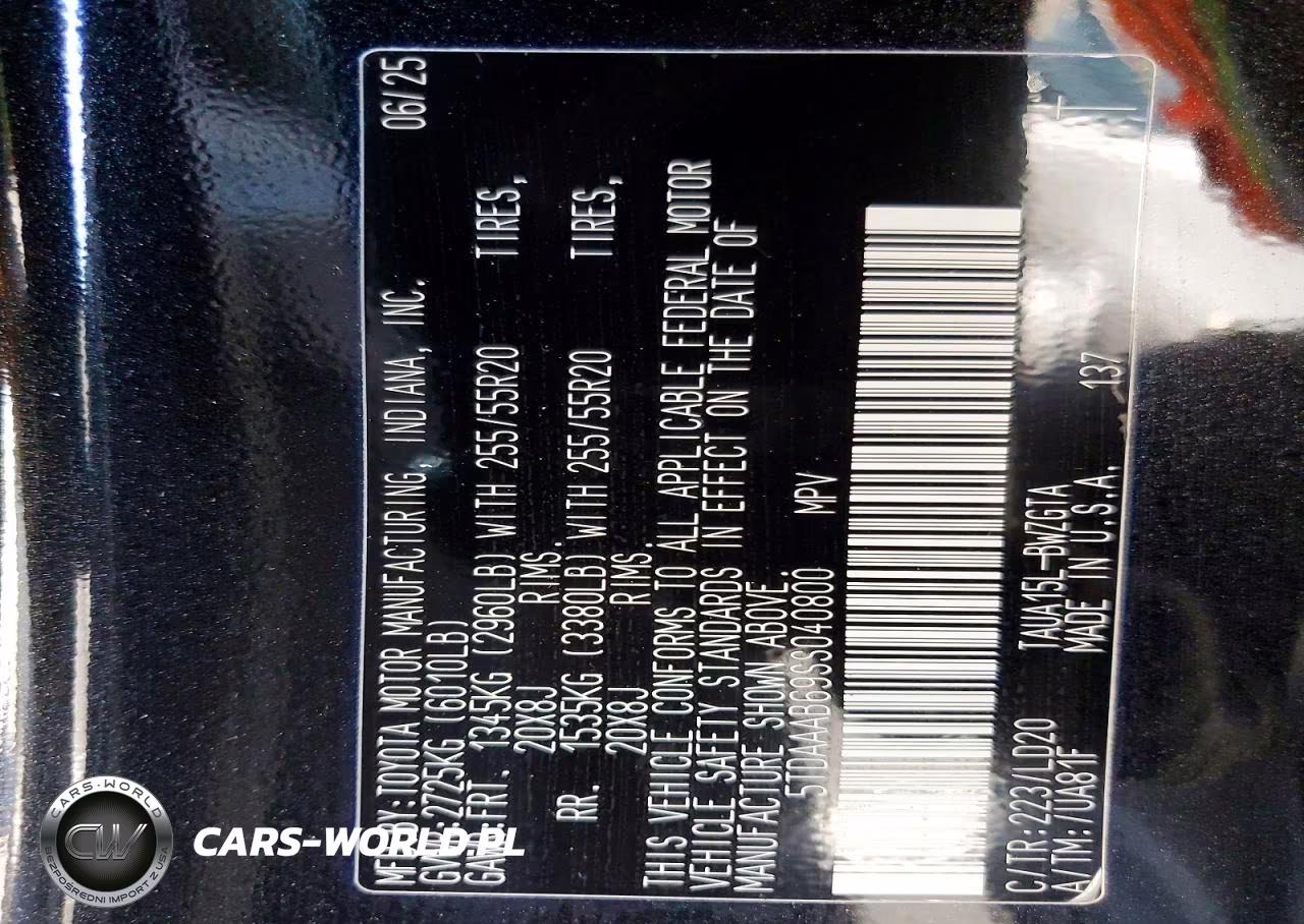 2025 Lexus Tx 350 Luxury VIN:5TDAAAB69SS040800 - 13