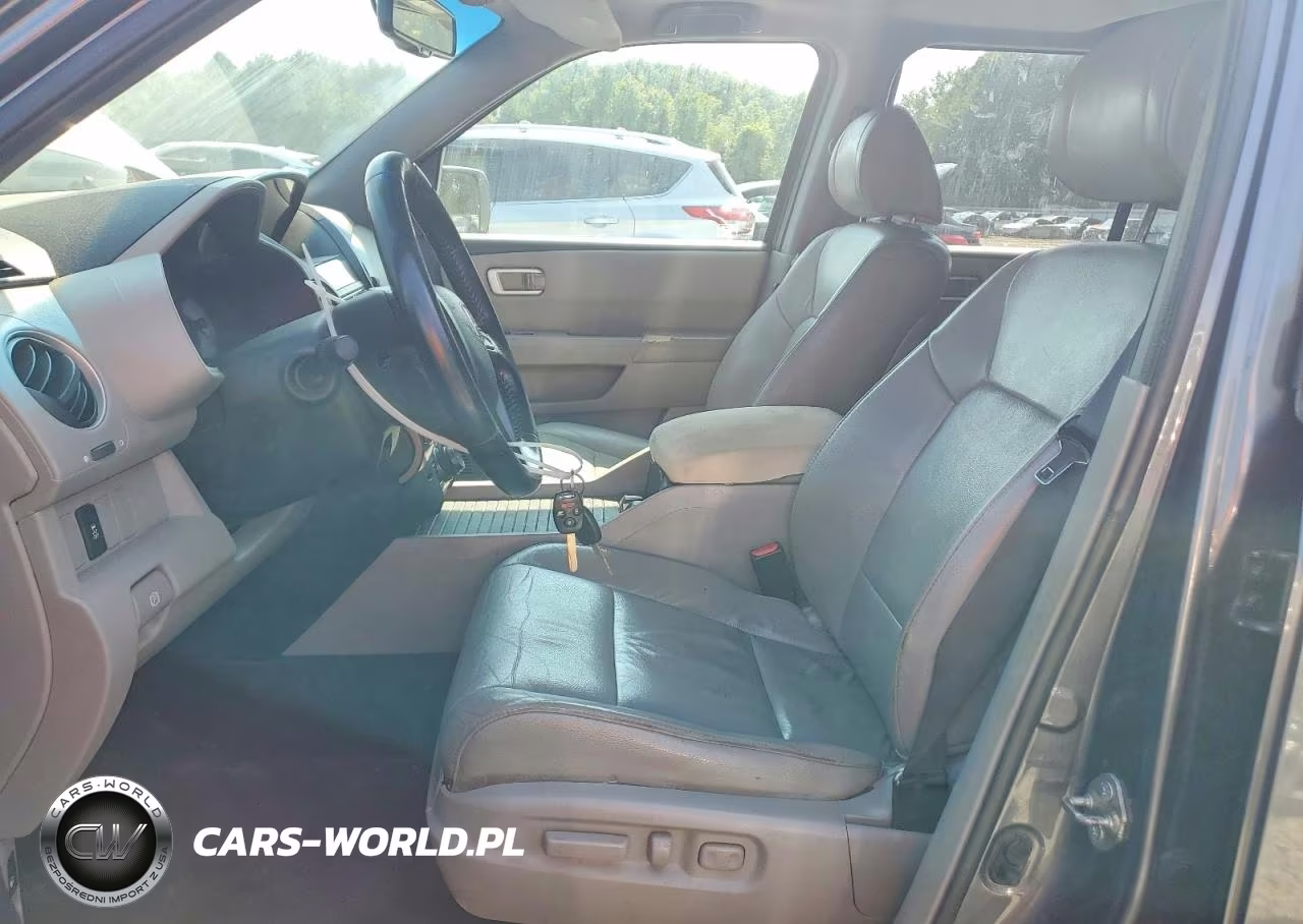 2012 Honda Pilot Exln VIN:5FNYF4H75CB008384 - 7