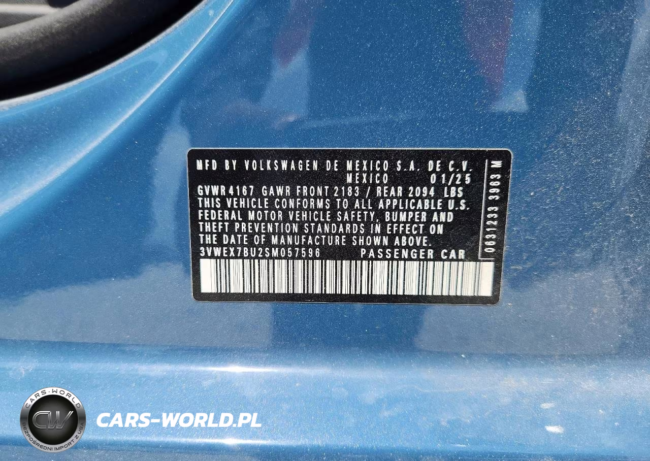 2025 Volkswagen Jetta Se VIN:3VWEX7BU2SM057596 - 13