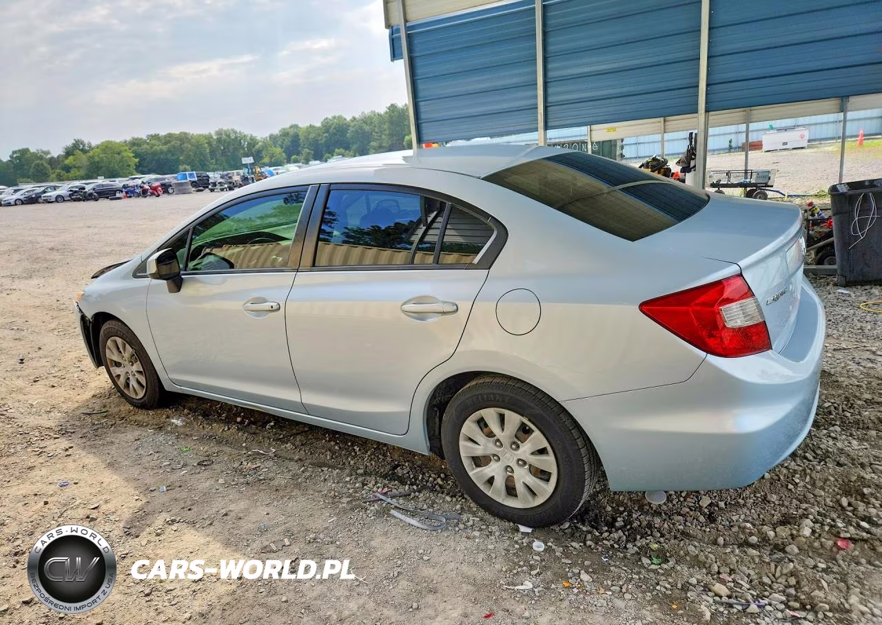 2012 Honda Civic Lx VIN:JHMFB2F5XCS001957 - 2