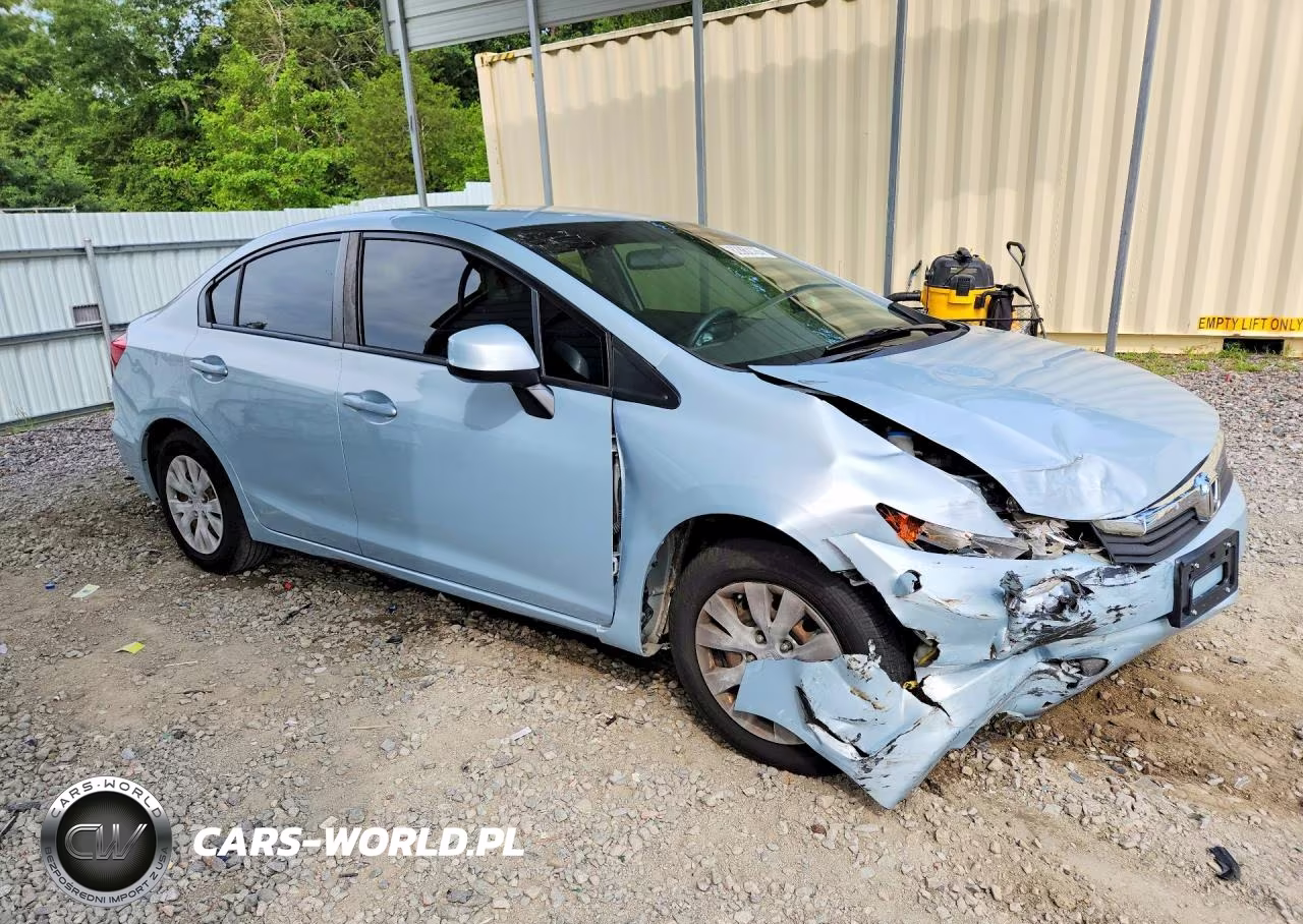 2012 Honda Civic Lx VIN:JHMFB2F5XCS001957 - 4
